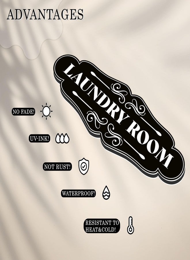 DIMARONGTON Laundry Room Sign for Door - 9x3 Dibond Laundry Decor for Room - Image 5